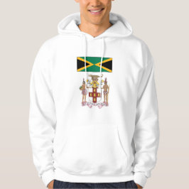 Jamaicansk flagga & kulturella symboler stolthet  hoodie