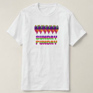 Jamaicansk hjärtat söndags Funday T-shirt