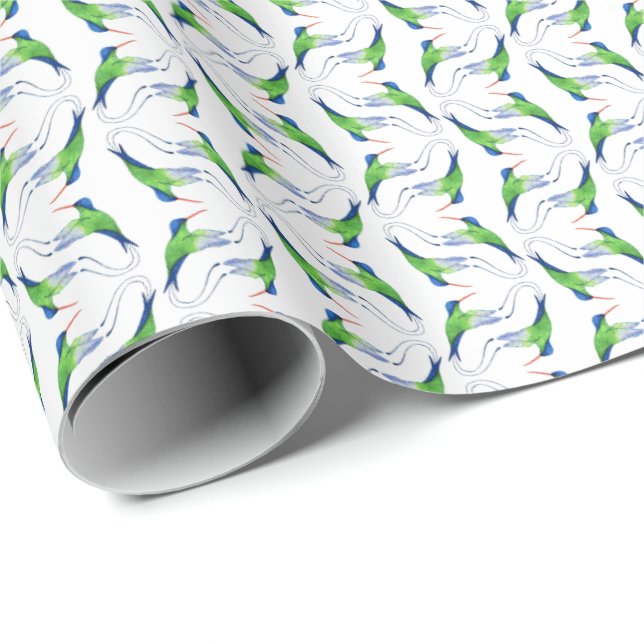 Jamaicansk läkarfågelspapper presentpapper (Rullad Hörn)