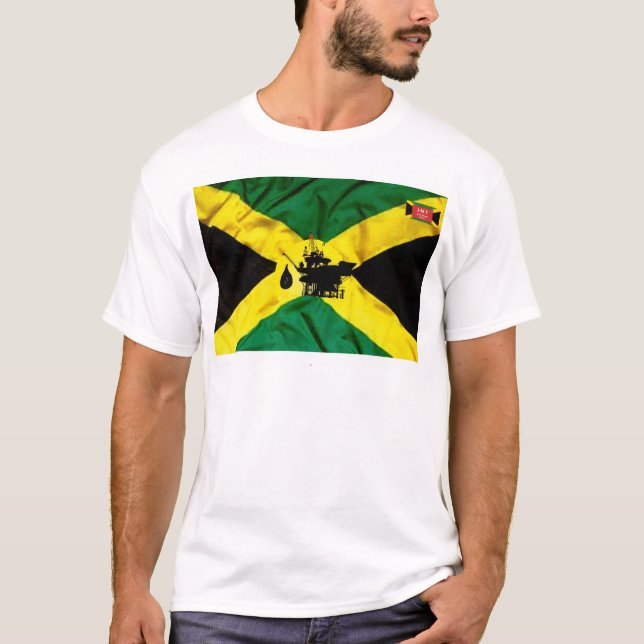 JAMAICANSK OLJA T-Shirt (Framsida)