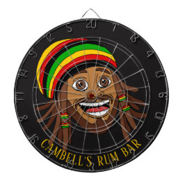 Jamaicansk Rasta-man Karibisk sportbar Darttavla