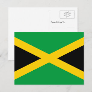 Jamaicanska flaggan, Jamaicas flagga Vykort