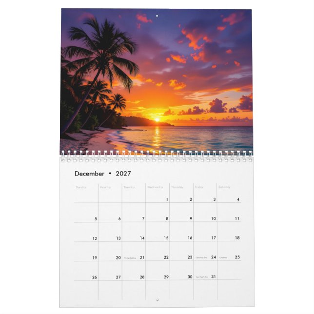 Jamaicanska kalendern kalender (Dec 2027)