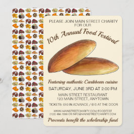 Jamaicanska Karibiska livsmedelsfestivalen Bulla C Inbjudningar