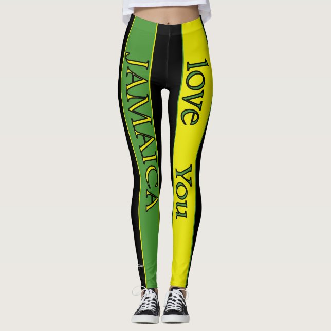 Jamaicanska Leggings (Framsida)