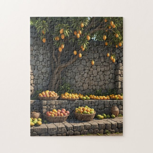 jamaicanskt mangställ pussel (Vertikal)