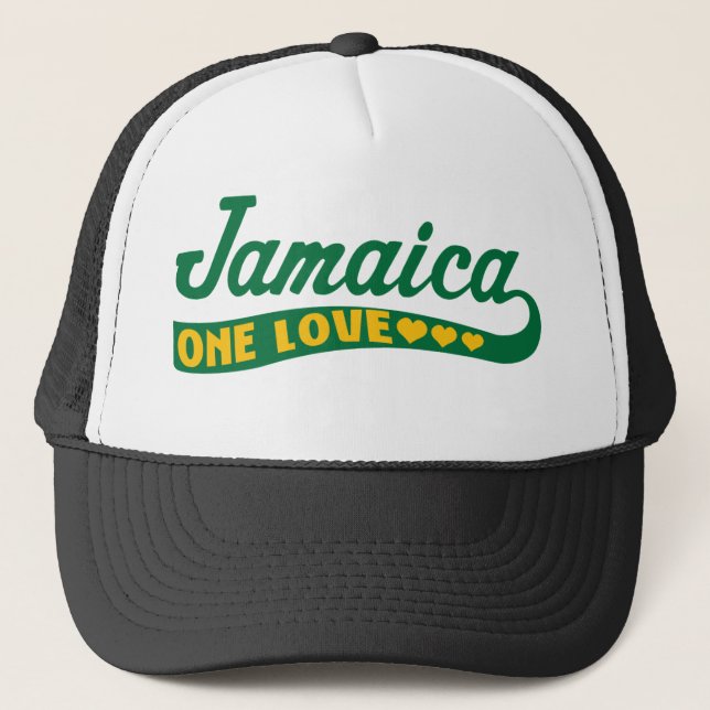 jamaicaonelove truckerkeps (Framsida)