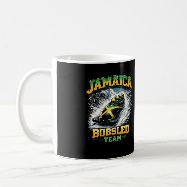 Jamaicas bobslaglandslag kaffemugg (Vänster)