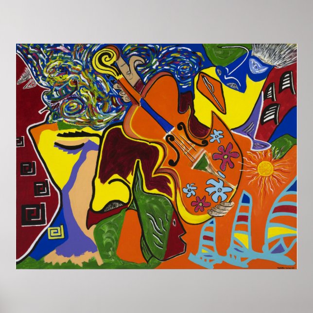 "Jamaicas drömmar" Poster (Framsidan)