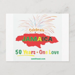 Jamaicas femtioårsjubileum av Roxanne/Swellhead Vykort