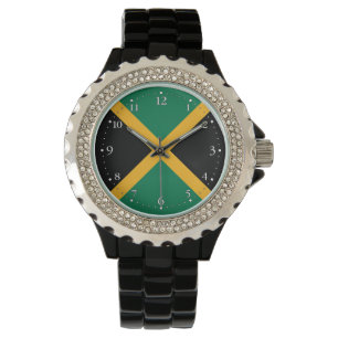 Jamaicas flagga armbandsur