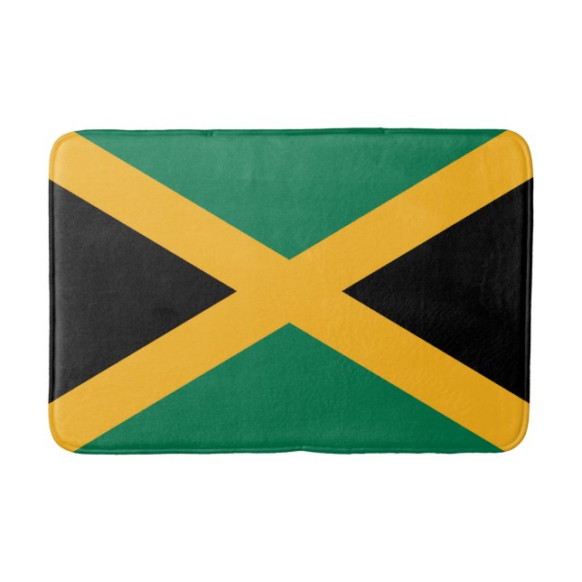 Jamaicas flagga badrumsmatta (Framsidan)