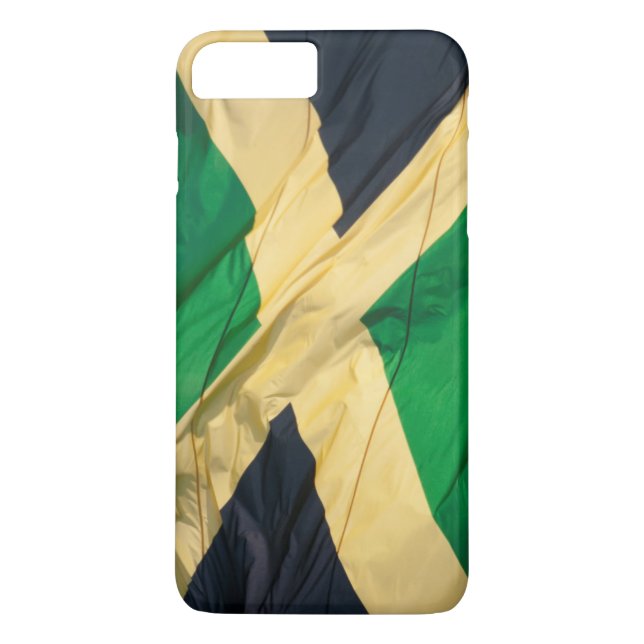 Jamaicas Flagga Case-Mate iPhone Skal (Baksida)