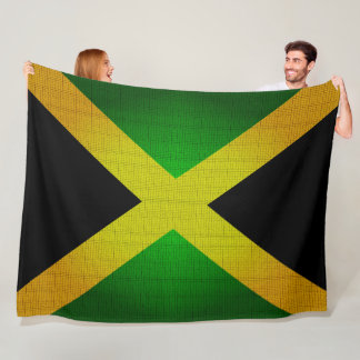 Jamaicas Flagga Designer Blanket Fleecefilt