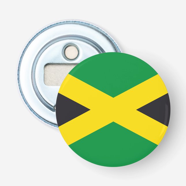 Jamaicas flagga flasköppnare (Framsidan)