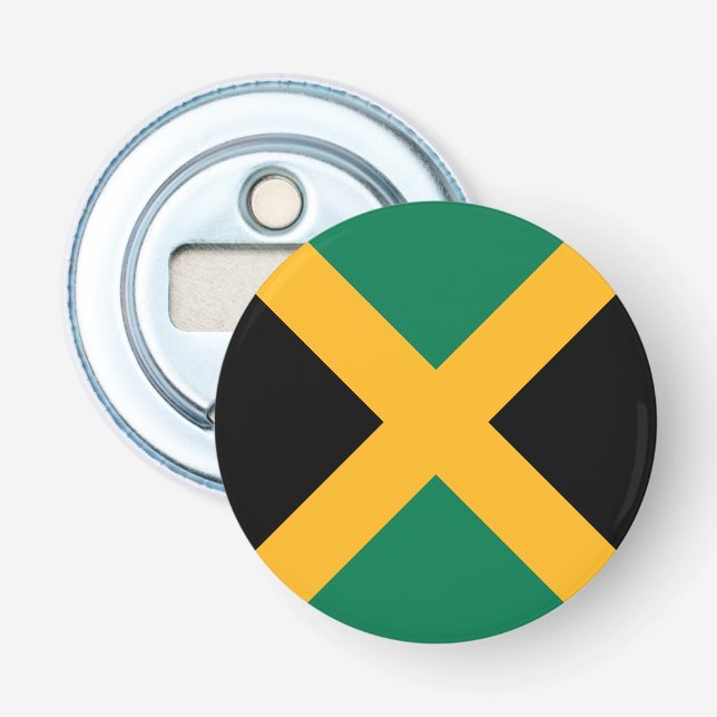 Jamaicas flagga flasköppnare (Framsidan)