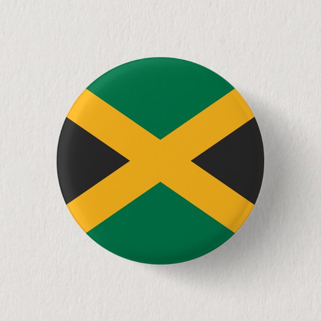 Jamaicas flagga knapp (Framsida)