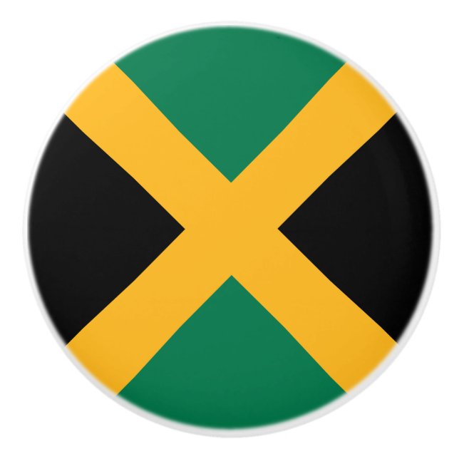 Jamaicas flagga knopp (Framsidan)