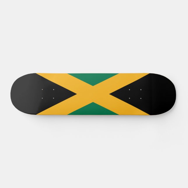 Jamaicas flagga mini skateboard bräda 18,5 cm (Horz)