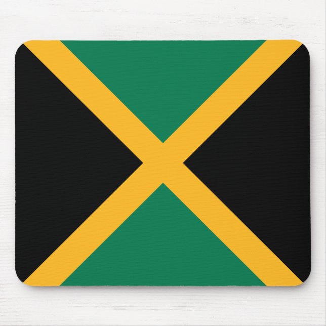 Jamaicas flagga musmatta (Framsidan)