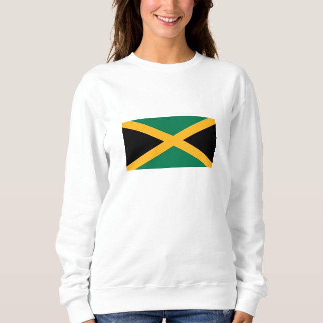 Jamaicas flagga t shirt (Framsida)