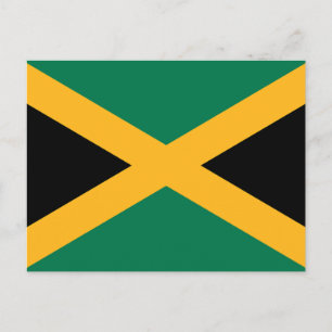 Jamaicas flagga vykort