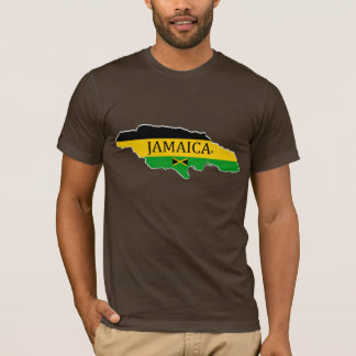 Jamaicas Karta Designer Namn-Brand T-Shirt