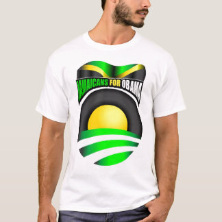 Jamaikaner för Obama T-shirt