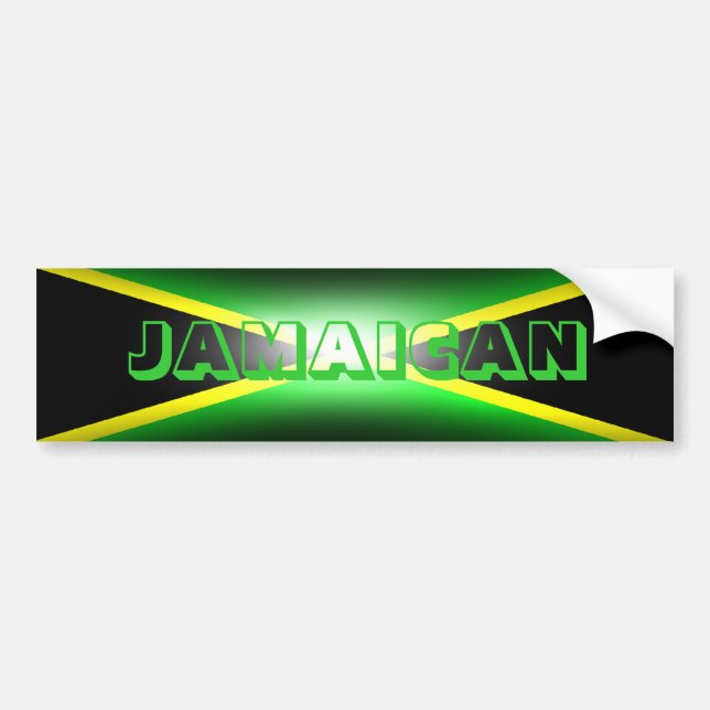 JamaikanJamaica bildekal (Framsidan)