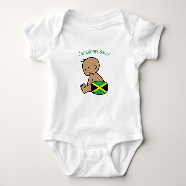 Jamaikansk baby tee (Framsida)