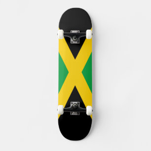 Jamaikansk flagga old school skateboard bräda 18 cm