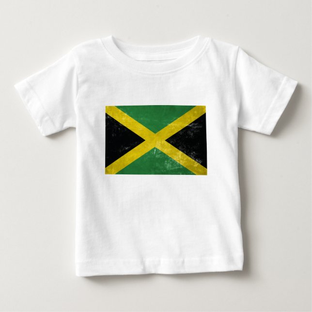 Jamaikansk flagga t-shirt (Framsida)