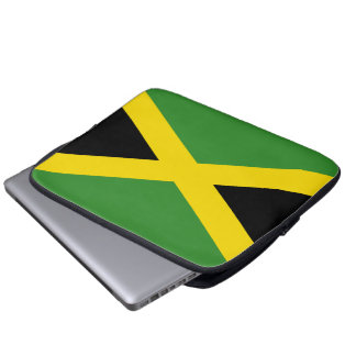 Jamaikansk flaggalaptop sleeve