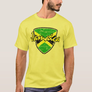 Jamaikansk fotbolldesign t shirt