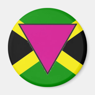 Jamaikansk gay prideflagga magnet