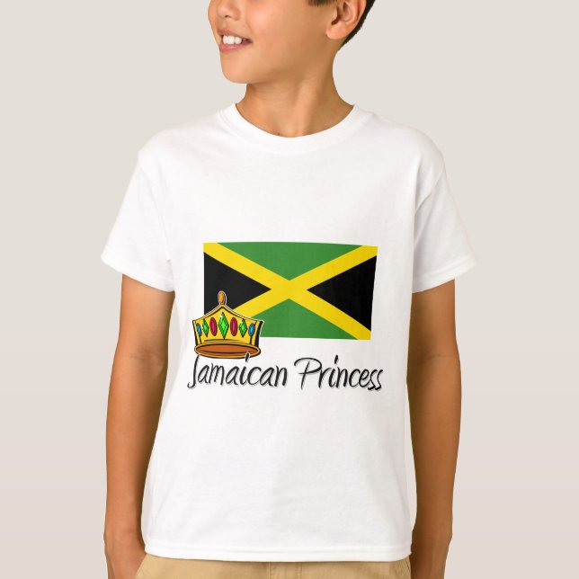 Jamaikansk Princess T-shirt (Framsida)