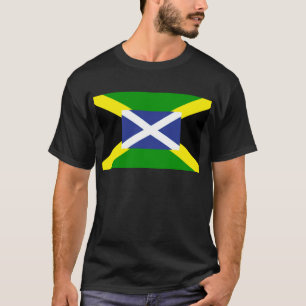 Jamaikansk skotsk flagga - Jamaica - Skottland Tee Shirt