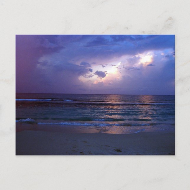 Jamaikansk solnedgång vykort (Framsida)