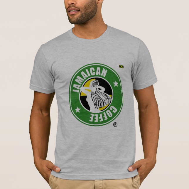Jamaikanskt kaffe t shirt (Framsida)