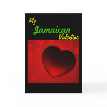 Jamaikanskt valentineskort