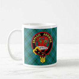 ’Jamais Arrière’ Ancient Douglas Tartan mugg