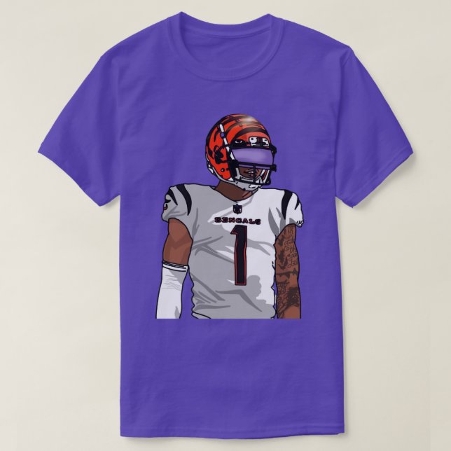 Jamar Chase Griddy T Shirt (Design framsida)
