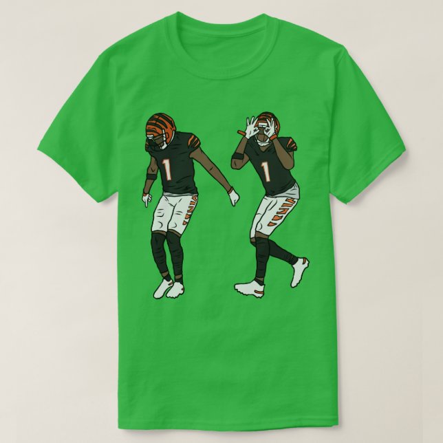JaMarr Chase Griddy T Shirt (Design framsida)