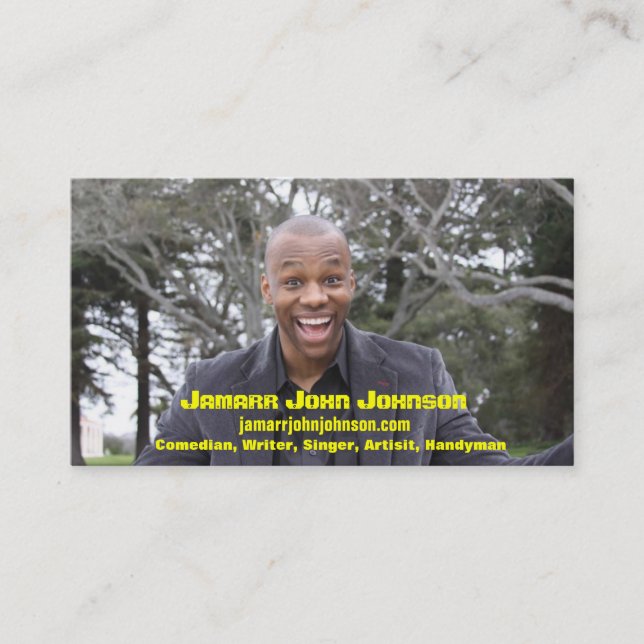 Jamarr John Johnson Visitkort (Framsida)