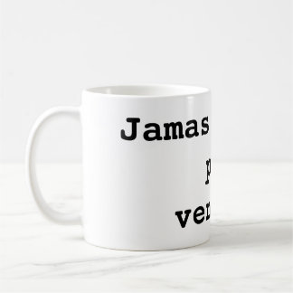 Jamas te des por vencido kaffemugg