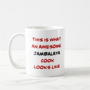 jambalaya-kock, fantastisk kaffemugg