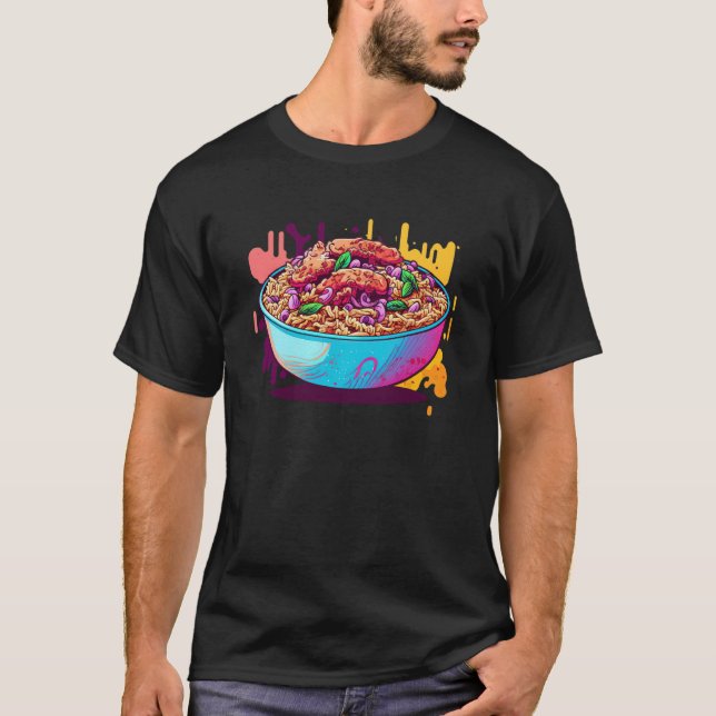 Jambalaya Vaporwave Retro 90s Aesthetic T Shirt (Framsida)
