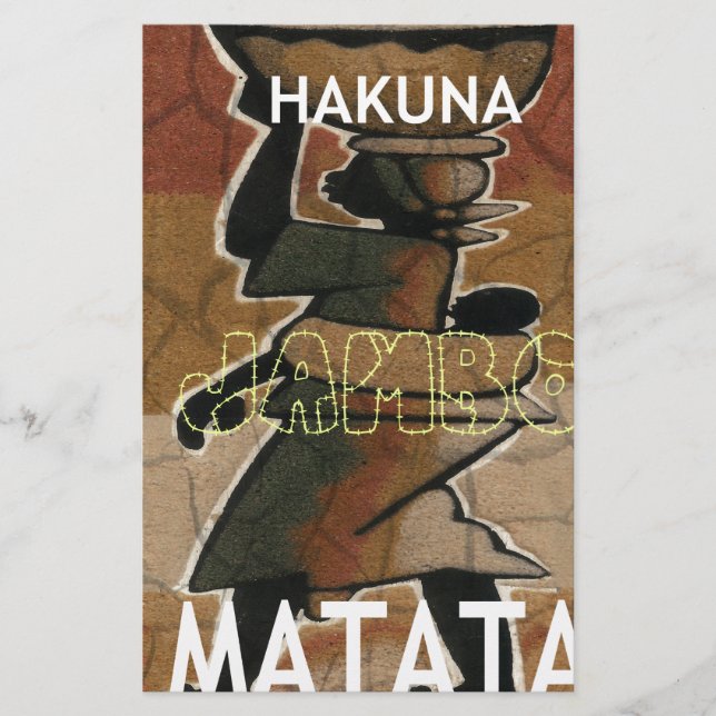 Jambo Habari Hakuna Matata. (Framsida)