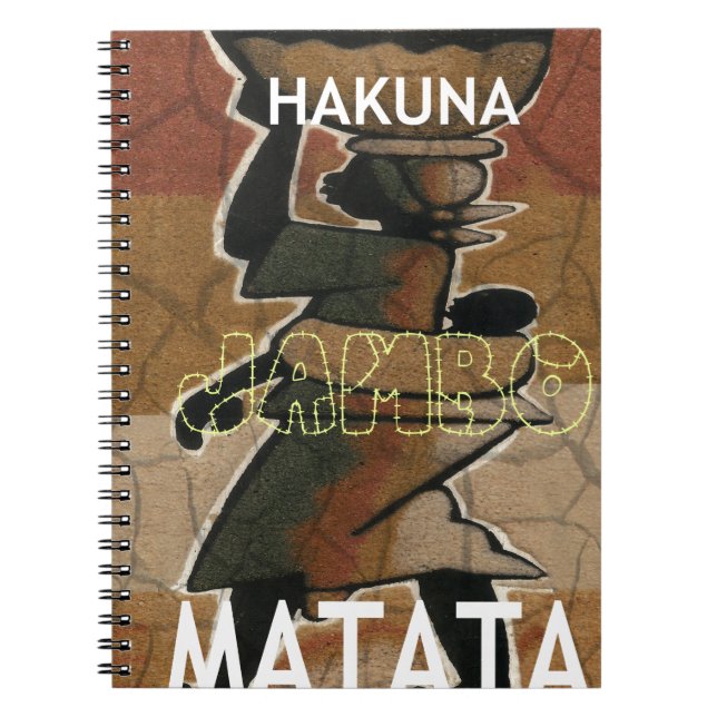 Jambo Habari Hakuna Matata. Anteckningsbok (Framsidan)