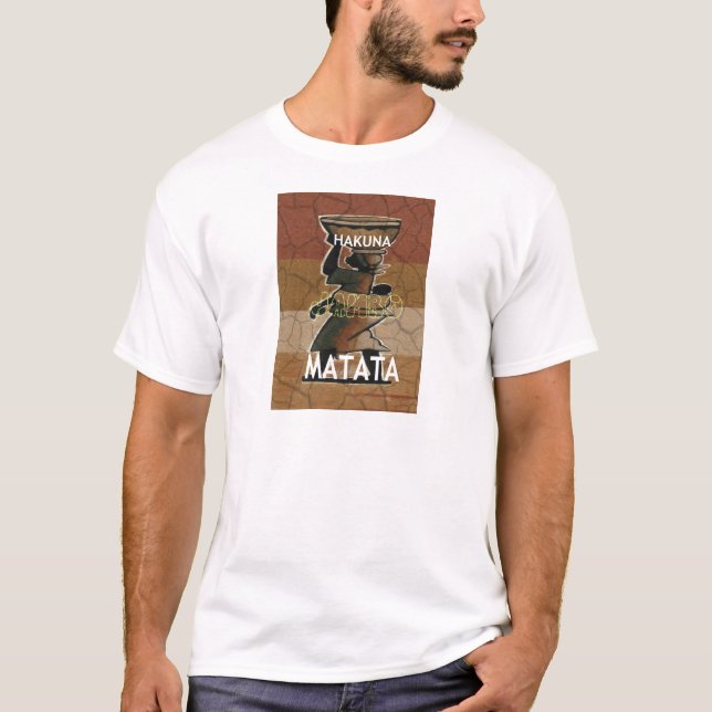 Jambo Habari Hakuna Matata. T-shirt (Framsida)